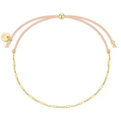 Glanzstücke München Bransoletka z srebra próby 925 w kolorze zlotym Bransoletki 1 ct Damski. Żółte bransoletki damskie Glanzstücke München, pozłacane. Za 129.99 zł.