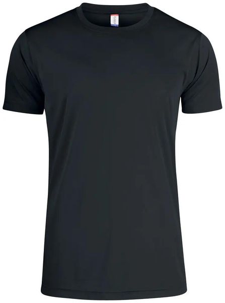 Clique Basic Active-T Junior koszulka z poliestru z ochroną UV/50 – black. Czarne t-shirty damskie CLIQUE, bez wzorów, z dzianiny, bez kołnierzyka. Za 89.02 zł.