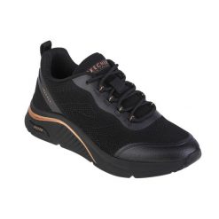 Buty sportowe Sneakersy damskie, Skechers Arch Fit S-Miles - Sonrisas. Czarne buty sportowe na co dzień damskie Skechers, bez wzorów, trekkingowe. Za 389.99 zł.