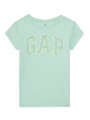 Gap T-Shirt 721891-02 Zielony Regular Fit. Zielone koszulki dziewczęce GAP, m, bez wzorów, z bawełny, bez ramiączek. Za 69.99 zł.