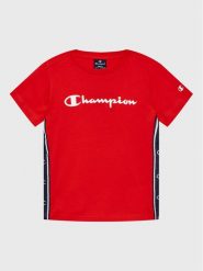 Champion T-Shirt 306329 Czerwony Regular Fit. Czerwone t-shirty chłopięce CHAMPION, bez wzorów, z bawełny, bez ramiączek. Za 69.99 zł.