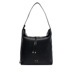 Torebka Armani Exchange. Czarne torebki klasyczne damskie Armani Exchange, bez wzorów, bez dodatków. Za 679.99 zł.