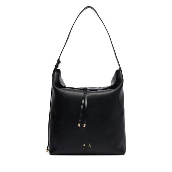 Torebka Armani Exchange. Czarne torebki klasyczne damskie Armani Exchange, bez wzorów, bez dodatków. Za 679.99 zł.