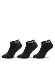 Adidas Skarpety krótkie Linear Ankle Socks Cushioned Socks 3 Pairs IC1303 Czarny. Czarne skarpetki damskie Adidas, bez wzorów, z bawełny. Za 29.99 zł.