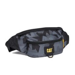 Torba biodrowa Raymond Caterpillar MILLENNIAL CLASSIC Black/Grey Fractal Camo. Czarne torebki klasyczne damskie CATerpillar, bez wzorów, bez dodatków. Za 109.00 zł.