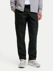 Jack & Jones Spodnie materiałowe Kane 12278911 Czarny Relaxed Fit. Czarne spodnie materiałowe męskie Jack & Jones, bez wzorów, z materiału. Za 149.99 zł.