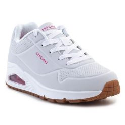 Buty Skechers Stand On Air 310024L-WHP białe. Białe buty sportowe dziewczęce bez wzorów, bez zapięcia. Za 449.26 zł.