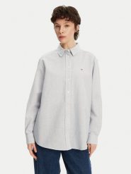 Tommy Jeans Koszula DW0DW20292 Niebieski Relaxed Fit. Niebieskie koszule damskie Tommy Jeans, s, bez wzorów, z bawełny, bez kołnierzyka, bez ramiączek. Za 249.99 zł.