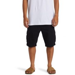 Szorty spacerowe dla Mężczyzn CRUCIAL BATTLE CARGO Czarny. Czarne szorty męskie Quiksilver, na lato, bez wzorów, z bawełny. Za 269.00 zł.