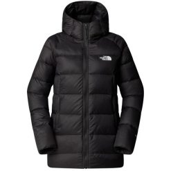 Kurtka sportowa damska Hyalite Down Parka. Czarne parki damskie The North Face, na zimę, bez wzorów, z nylonu. Za 949.99 zł.