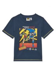 Original Marines T-Shirt DFPV2069CM Granatowy Regular Fit. Niebieskie t-shirty chłopięce Original Marines, bez wzorów, z bawełny, bez ramiączek. Za 49.99 zł.