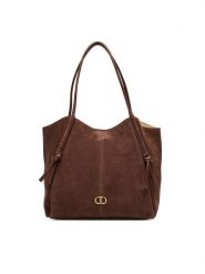 TWINSET Torebka 252TD8350 Brązowy. Brązowe torebki klasyczne damskie Twinset, bez wzorów, ze skóry, bez dodatków. Za 1,949.00 zł.