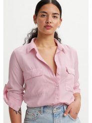 Levi's Bluzka w kolorze jasnoróżowym rozmiar: M. Różowe bluzki damskie Levi's, m, bez wzorów, z lyocellu, bez kołnierzyka, bez ramiączek. Za 144.58 zł.