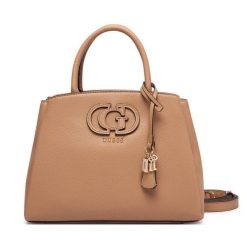Torebka Guess. Brązowe torebki klasyczne damskie Guess, z aplikacjami, bez dodatków. Za 634.99 zł.