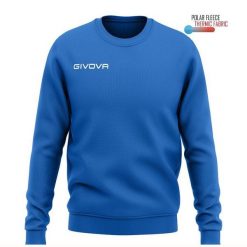 Bluza Givova Polarfleece Sport 4XL - Wygoda i Oddychalność. Niebieskie bluzy sportowe damskie Givova, xl, bez wzorów, z poliesteru, bez ramiączek, bez kaptura. Za 163.99 zł.