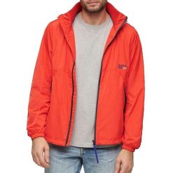 Kurtka Superdry Czerwona Wiatrówka. Czerwone kurtki damskie Superdry., xl, bez wzorów, z materiału, z kapturem. Za 383.40 zł.