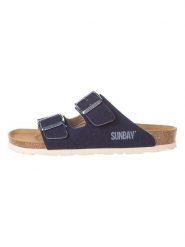 Sunbay Klapki "Trefle" w kolorze błękitnym rozmiar: 37. Niebieskie klapki damskie Sunbay, bez wzorów, bez obcasa. Za 191.45 zł.