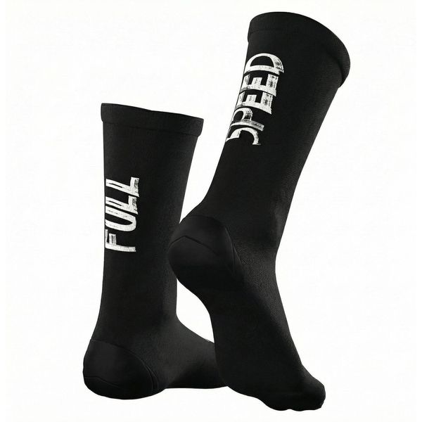 Oddychające skarpety kolarskie „Full Speed” – czarne. Białe skarpetki damskie C-LAB, bez wzorów. Za 117.00 zł.