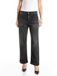 Replay Dżinsy - Relaxed fit - w kolorze czarnym rozmiar: W27/L30. Czarne jeansy damskie Replay. Za 371.45 zł.