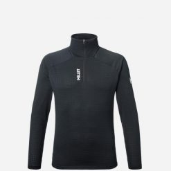 Bluza polarowa męska Millet Parmelan Light Fleece. Czarne bluzy bez kaptura męskie Millet, l, z materiału. Za 339.99 zł.