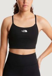 Stanik opaska Kobieta THE NORTH FACE W FLEX BRA. Czarne biustonosze sportowe damskie The North Face, bez wzorów, z elastanu. Za 201.90 zł.