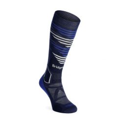 Skarpety narciarskie Bridgedale Ski Lt Merino E Pattern. Niebieskie skarpetki męskie Bridgedale, bez wzorów. Za 69.99 zł.