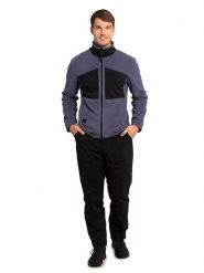 Icepeak Kurtka polarowa "Aikim" w kolorze granatowym rozmiar: M. Niebieskie kurtki męskie ICEPEAK, m, bez wzorów, z polaru, bez kaptura. Za 118.56 zł.