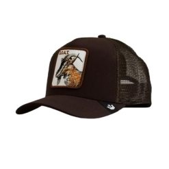 Czapka z daszkiem Goorin Bros. The Goat Trucker 101-0385-BRO. Brązowe czapki męskie Goorin Bros, bez wzorów. Za 167.00 zł.
