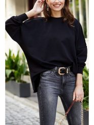 LA Angels Sweter w kolorze czarnym rozmiar: M. Czarne golfy damskie LA Angels, m, bez wzorów, bez ramiączek. Za 122.96 zł.