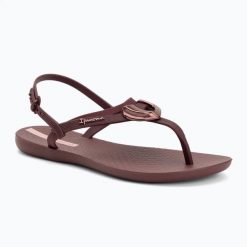 Sandały damskie Ipanema Classic Dreamy. Czerwone sandały damskie Ipanema, bez wzorów, z materiału, bez obcasa. Za 139.99 zł.
