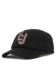 Liu Jo Czapka z daszkiem TF6236 MA28S Czarny. Czarne czapki z daszkiem damskie Liu Jo, bez wzorów. Za 339.99 zł.