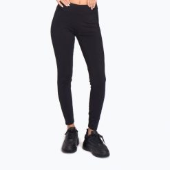 Legginsy treningowe damskie Cardio Bunny HCB-425. Czarne legginsy damskie Cardio Bunny, bez wzorów, na fitness i siłownię. Za 79.99 zł.