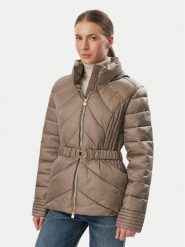 EA7 Emporio Armani Kurtka zimowa 7W001499 AF25639 U6100 Brązowy jasny Regular Fit. Brązowe kurtki damskie EA7 Emporio Armani, na zimę, s, bez wzorów, z syntetyku, bez kaptura. Za 1,389.00 zł.