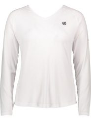 Dare 2b Koszulka funkcyjna "Discern" w kolorze białym rozmiar: 42. Białe bluzki sportowe damskie Dare 2b, z materiału, bez kołnierzyka, bez ramiączek. Za 69.75 zł.