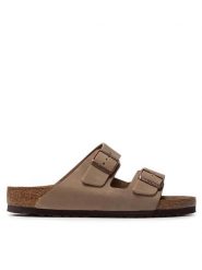 Birkenstock Klapki Arizona 0352201 Brązowy. Brązowe klapki i japonki męskie Birkenstock, z nubiku. Za 409.00 zł.