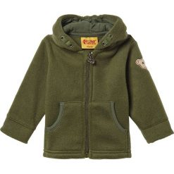 Bluza w kolorze khaki. Brązowe bluzy chłopięce Steiff, z aplikacjami, z polaru, bez ramiączek, bez kaptura. W wyprzedaży za 68.95 zł.