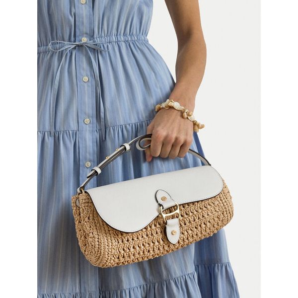 Torebka LAUREN RALPH LAUREN. Brązowe torebki klasyczne damskie Lauren Ralph Lauren, bez wzorów, bez dodatków. Za 1,699.00 zł.