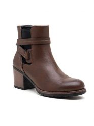 Foreverfolie Botki w kolorze jasnobrązowym rozmiar: 39. Brązowe botki damskie Foreverfolie, bez obcasa, bez zapięcia. Za 130.99 zł.