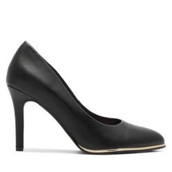 Szpilki Clara Barson. Czarne szpilki Clara Barson, bez wzorów, bez obcasa. Za 119.99 zł.