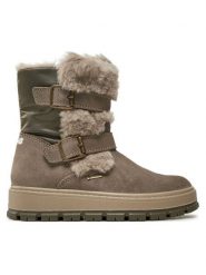 Primigi Kozaki 6869800 S GORE-TEX Beżowy. Brązowe kozaki dziewczęce Primigi, bez wzorów, z gore-texu, bez obcasa. Za 479.99 zł.