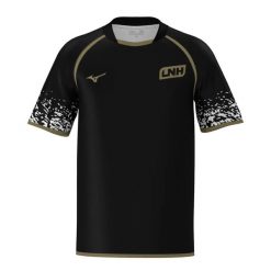Koszulka Mizuno StarLigue LNH. Brązowe bluzki sportowe damskie Mizuno, xl, z materiału, bez kołnierzyka, bez ramiączek. Za 259.50 zł.