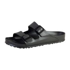Klapki męskie Birkenstock Arizona Eva. Szare klapki i japonki męskie Birkenstock, z materiału. W wyprzedaży za 199.00 zł.
