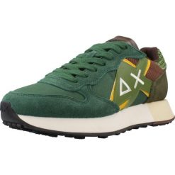 Buty SUN68 JAKI WINTER Zielony. Zielone buty trekkingowe męskie SUN68, z tkaniny, bez zapięcia, trekkingowe. Za 349.99 zł.