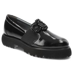 Czarne Mokasyny Armodo Eleganckie Buty Damskie. Czarne mokasyny damskie Armodo, z lakierowanej skóry. Za 499.00 zł.