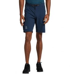HAGLOFS Spodenki męskie Lizard Softshell Shorts Men tarn blue-52. Czerwone szorty męskie Haglöfs, bez wzorów, z elastanu, biznesowe. Za 228.80 zł.