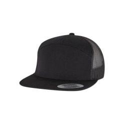 Czapka Trucker Flexfit Classic. Czarne czapki męskie FLEXFIT, bez wzorów, z bawełny, eleganckie. Za 120.50 zł.