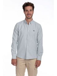 The Time of Bocha Koszula "Oxford" w kolorze błękitnym rozmiar: XL. Niebieskie koszule męskie The Time of Bocha, xl, bez wzorów, z bawełny, bez kołnierzyka, bez ramiączek. Za 113.36 zł.