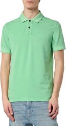 Koszulka męska Polo BOSS Prime Open Green regular fit zielona (50507813-347). Zielone koszulki polo męskie Boss, m, bez wzorów, bez ramiączek. Za 219.00 zł.