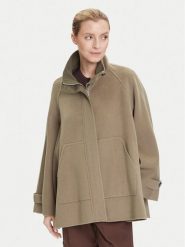 MAX&Co. Płaszcz wełniany Letizia 2526086071200 Zielony Oversize. Zielone płaszcze damskie MAX&Co., na zimę, bez wzorów, z wełny. Za 1,829.00 zł.