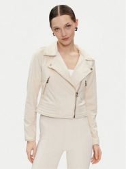 Rinascimento Kurtka przejściowa CFC0116621003 Beżowy Regular Fit. Brązowe kurtki damskie RINASCIMENTO, l, bez wzorów, z syntetyku, bez kaptura. Za 259.99 zł.